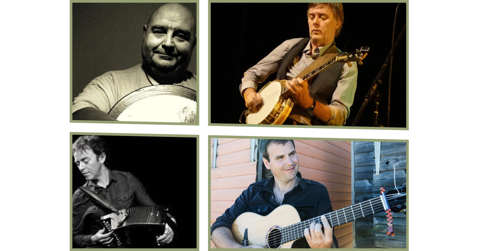 Gerry Banjo O’Connor, Dermot Byrne, Tim Edey & Gino Lupari